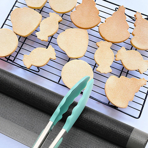 Factory Lowest Prices Grey Non-Stick Perforated <b>Baking</b> Mats Reusable Oven Liners for Making Bread Pizza Pastry Cookie - Product Image 6