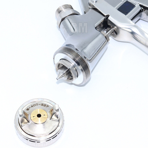 Pistolet de peinture ANEST IWATA W400-S27 avec buse de 1,4 mm et diamètre de trou central pour finition - Product Image 3