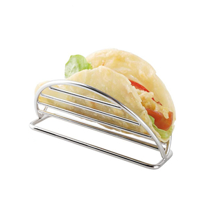 Soporte para Tacos y Exhibidor de Burritos de Acero Inoxidable, Reutilizable, Degradable, de Forma Ovalada, para Restaurantes y Cocinas Mexicanas - Product Image 6