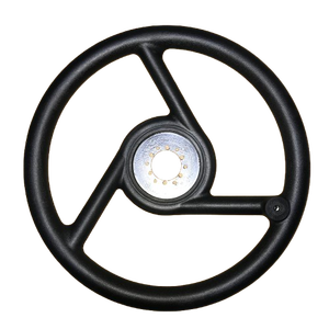 Vô lăng PU 360mm có núm xoay, vô lăng máy kéo, xe go-kart, xe buýt, xe tải, xe công trình - Product Image 1