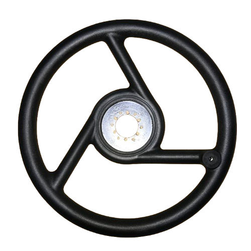 360mm PU Steering Wheel with Spinner Knob Tractor Steering Wheel, Go Carts, Bus, Truck, Construction Vehicle
