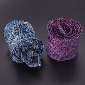 Manxiang Shengzhou Natural Woven Jacquard Handsome Mens Ties Silk