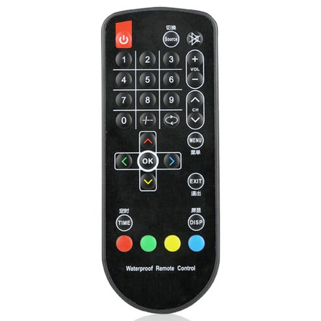 Customize 1- 48 Button Keys Custom Waterproof TV Remote Control for TV DVD STB TV Box Bathroom Sauna Room