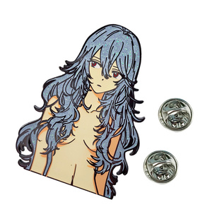 Broche à paillettes en métal Ayanami Rei en émail dur Anime Fan Collection Broche pour Neon Genesis Evangelion En stock - Product Image 5