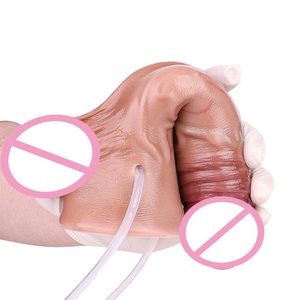 Realistic Squirting Inflatable Knot Penis Ejaculating <b>Dildo</b> Toy 8.22'' Real Fantasy Cum <b>Dildo</b> Huge Inflatable Anal Plug Sex Toy - Product Image 4