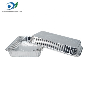 Nhiệm Vụ Nặng Nề 2025Ml Hơi Nước Nhôm Pan Takeaway Hộp Phục Vụ Nhôm Tấm Thực Phẩm Lá Container Có Nắp Đậy - Product Image 4