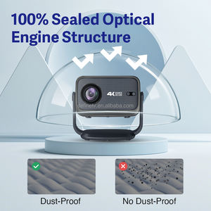 Nouveau projecteur intelligent amélioré, quad-core, WiFi6, ultra-rapide, sans fil, BT5.0, 4K HD, Android 13, <span class=keywords><strong>IPTV</strong></span>, 500 ANSI Lumens, HIFI, portable, 32 Go - Product Image 3