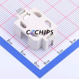 BS-16-B4AK005 Button & Strip Battery Connector SMD Connector Battery Holder CR1632 Phosphor Bronze Tin - Product Image 2