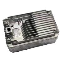 Radiateur en aluminium moulé sous pression ADC12 à ailettes, boîtier de refroidissement à haute dissipation thermique pour amplificateurs de puissance LED et électroniques