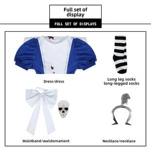 Costume de cosplay pour femme adulte Alice Madness Returns - Tenue de femme de chambre avec robes en polyester inspirées de la série télévisée - Product Image 6