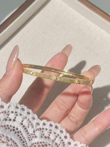 กำไลข้อมือ UM Jewelry เงินแท้ 925 ชุบทอง สำหรับทุกเพศ/ผู้ชาย/ผู้หญิง ของขวัญวันครบรอบ ของขวัญประจำวัน - Product Image 4