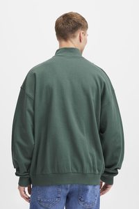 Hombres ligero francés Terry cuarto de cremallera Mock Neck sudadera adulto comodidad chaqueta pulóver 1/4 cuarto cremallera pulóver camisa - Product Image 2