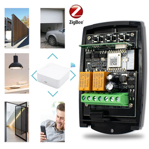 Universal Garage Door Receiver ZIGBEE Smart Door Switch 2CH 85-250V <strong>Remote</strong> <strong>Control</strong> Gate Opener Controller 433mhz Transmitter - Product Image 1