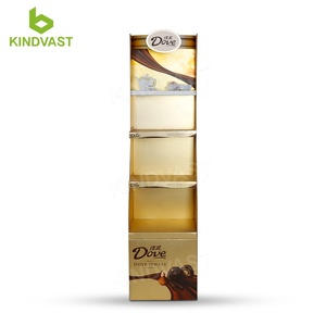 Giấy gợn sóng Funko POP tông sô cô la tầng thường vụ hiển thị đứng giá kệ thực phẩm khoai tây Snack tông hiển thị - Product Image 3