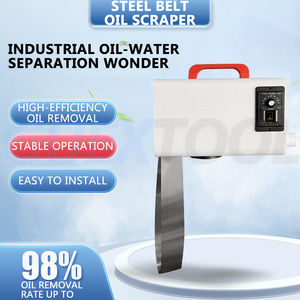 Dégraisseur à courroie en acier industriel, séparateur huile-eau, outil de dégraissage à courroie, écrémeur d'huile commercial - Product Image 1