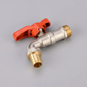 Brass Water Faucet 1/2 Inch Single Handle Deck Mounted For Outdoor Kitchen Garden <b>Washer</b> - Product Image 2