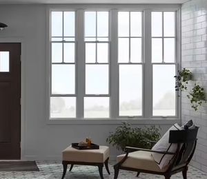 Chất Lượng Cao Tùy Chỉnh Úc-Phong Cách Upvc Dọc Nhà Cửa Sổ Thiết Kế Hiện Đại Duy Nhất Đôi Treo Thanh Lịch Kính - Product Image 6