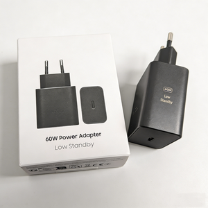Chargeur mural USB-C PD T6010 S26, adaptateur secteur <span class=keywords><strong>cube</strong></span> 60W pour Samsung S26, S26+, S26 Ultra, S25 - Product Image 1