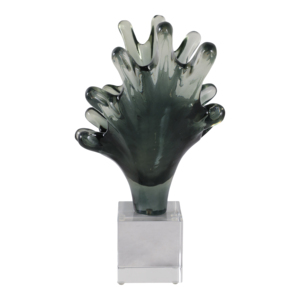 Scultura moderna ispirata alle onde, statua decorativa per casa, ufficio, bagno, pezzo d'arte d'accento. - Product Image 3