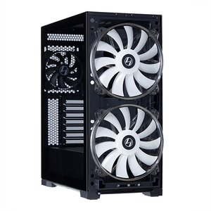 Boîtier PC ATX Lian Li LANCOOL <span class=keywords><strong>215</strong></span>, boîtier de jeu économique à haut débit d'air, double ventilateur ARGB PWM, boîtier de jeu RGB pour plateformes Intel et AMD - Product Image 4