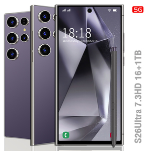 Teléfono Móvil S26 ULTRA Original de Gran Venta, 7.3 Pulgadas, Doble SIM, Desbloqueado, Inteligente, <span class=keywords><strong>5G</strong></span>, Android, <span class=keywords><strong>Celulares</strong></span> y Smartphones <span class=keywords><strong>Baratos</strong></span> - Product Image 1