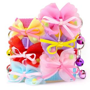 Collar clásico de nailon para mascotas de 1cm con patrón de puntos pequeños y Material de hebilla de plástico de campana para gatos pequeños, perros para entrenamiento, Collar para mascotas - Product Image 6