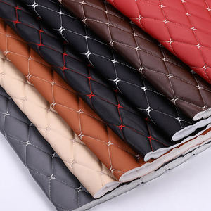 उच्च गुणवत्ता वाली कढ़ाई क्यूलिटेड पीसी सिंथेटिक चमड़े की डिजाइन वाली कार फर्श मैट सिंथेटिक चमड़े रोल सामग्री - Product Image 6