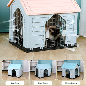 Outdoor Indoor <span class=keywords><strong>Multi</strong></span> Doors Atmungsaktive und wasch bare Kunststoff Hundehütte Nest Hund Katze Haustier Käfig Haustier Zwinger - Product Image 5