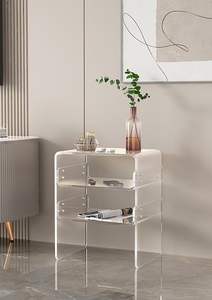 Acrílico multicolor claro pequeña <span class=keywords><strong>mesa</strong></span> redonda de 15mm de espesor - Product Image 5