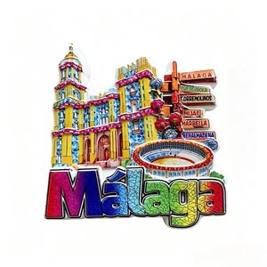 Imán de Resina Personalizado con Diseño de Lagarto del Parque Gueell, Imán 3D para Refrigerador con Mosaico de la <span class=keywords><strong>Sagrada</strong></span> <span class=keywords><strong>Familia</strong></span> de Barcelona, España, Arquitectura, Proveedor de Imanes para Refrigerador - Product Image 3