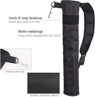 Carquois de flèche arrière léger Sac de flèches de hanche compact pliable à double usage avec système Molle suspendu pour le tir à la cible