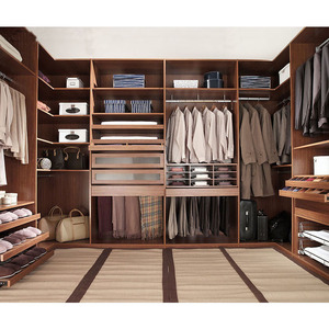 Custom Modern U Shaped Aluminum Pole System Walk in <strong>Closets</strong> Open Style <strong>Big</strong> Wardrobe - Product Image 5