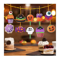 Décorations Suspendues Halloween : Peinture Diamant Fantôme, Citrouille Démon, Ornements Muraux pour la Maison, Kit de Bricolage