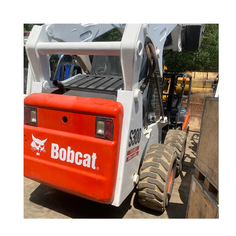 Hochleistungs-gebrauchter 3-Tonnen-Mini-Kompaktlader Mini-Rad-Bagger lader Klein für BOBCAT S300