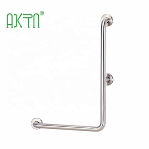 Barres d'appui murales en acier inoxydable SUS304 <span class=keywords><strong>pour</strong></span> salle de bain, barres d'appui en forme de L <span class=keywords><strong>pour</strong></span> personnes âgées, barres d'appui <span class=keywords><strong>pour</strong></span> toilettes handicapées, <span class=keywords><strong>barre</strong></span> d'appui d'angle <span class=keywords><strong>pour</strong></span> <span class=keywords><strong>douche</strong></span> - Product Image 2