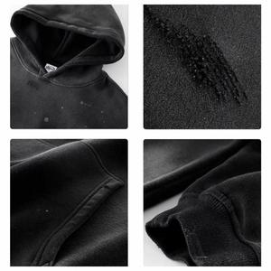 Sweat-shirts unisexes de haute qualité en coton épais 500 GSM, sans cordon, surdimensionnés, personnalisables avec logo, grandes tailles pour hommes - Product Image 4