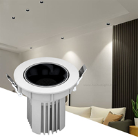 Spot LED encastré réglable 20W 30W anti-éblouissement Ra90 IP20 pour plafond, idéal pour les commerces et les boutiques