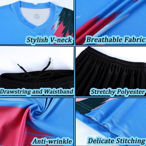 Completo Kit Uniforme da <span class=keywords><strong>Pallavolo</strong></span> Rossa Personalizzabile per Donna, Traspirante, Sublimata, Ideale per Allenamento - Il Più Venduto all'Ingrosso - Product Image 4
