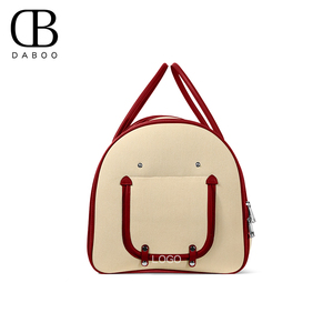 Swift Cowhide Patchwork Canvas Original Pet <strong>Bags</strong> Luxury Internal Material Suede Custom Leather Breathable Dogs Travel <strong>Bag</strong> - Product Image 5