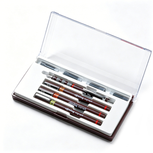Juego de bolígrafos técnicos recargables Rotring para estudiantes de ingeniería, tamaños de punta de 01-08 mm, juego de bolígrafos técnicos Rotring - Product Image 1