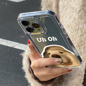 Funda de teléfono móvil de TPU espacial a prueba de golpes con estampado de Cachorros para Iphone X Xr Xs 11 12 13 14 15 16 17 Pro Max - Product Image 3