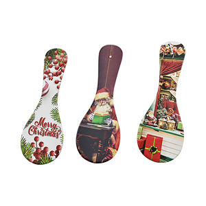 SOPORTE DE CERÁMICA PARA Cucharas CON DECORACIONES NAVIDEÑAS 10X28CM - Product Image 1