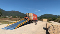 Rampe mobile polyvalente pour entrepôts, fermes et stations de conteneurs, capacité 10-20 tonnes, avec options manuelle/hydraulique/électrique