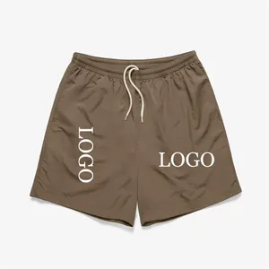 Fashion street wear 7 inch custom logo oversized blank mens nylon pants shorts