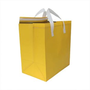 Sac isotherme personnalisé à bouche plate et auto-adhésif, coloré, pour garder les aliments au frais, sacs isothermes pour le déjeuner - Product Image 3