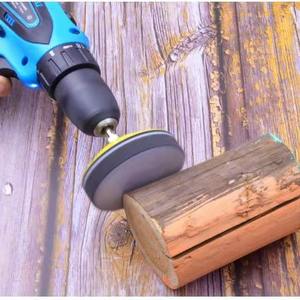 Disque de polissage en mousse auto-adhésif de 5 pouces pour meuleuse d'angle, matériau éponge non abrasif avec support Velcro - Product Image 1