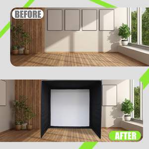 Recinto interior de pantalla de golf de entrenamiento inmersivo plegable para estudios profesionales - Product Image 6