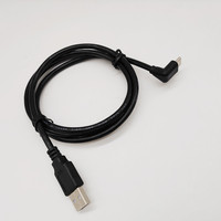 Cable de datos de codo en ángulo de 90 grados, carga rápida, USB tipo C 30/28/26 Awg, impresora de cobre puro, ordenadores de metal en ángulo recto