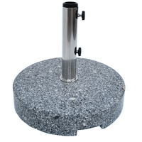 Hochleistungs-Runds chirm ständer Außen basis 25kg runde Granit-Sonnenschirm-/Regenschirm böden
