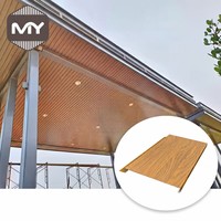 Paneles de Techo de Aleación de Aluminio Personalizados MEIYU para Centros Comerciales y Uso en Exteriores, Impermeables e Insonorizados, Techo Suspendido de Listones Metálicos
